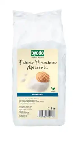 Meersalz Byodo Atlantik- fein 1000 gr