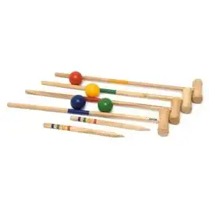 Krocket-Spiel alles-meine.de GmbH KROCKET Set 4 Spieler 21tlg.