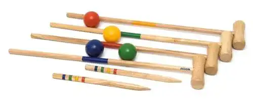Krocket-Spiel alles-meine.de GmbH KROCKET Set 4 Spieler 21tlg.