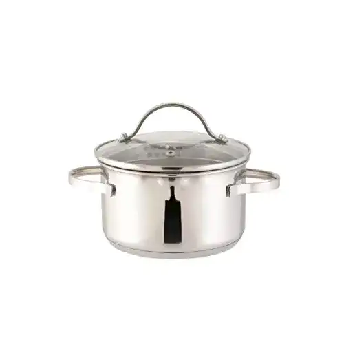 Kochtopf 16 cm axentia Kochtopf Pado, Deckel aus Glas, Ø16 cm