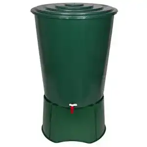 Regentonne (300l) Kreher XL Regentonne 310 Liter aus Kunststoff