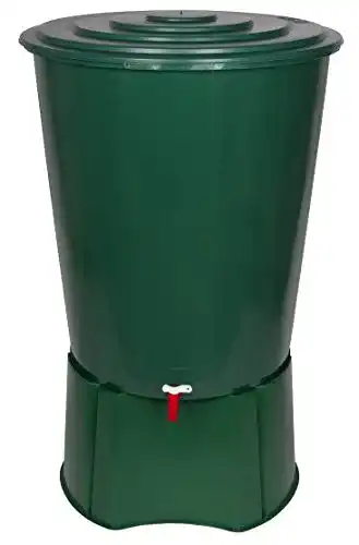 Regentonne (300l) Kreher XL Regentonne 310 Liter aus Kunststoff