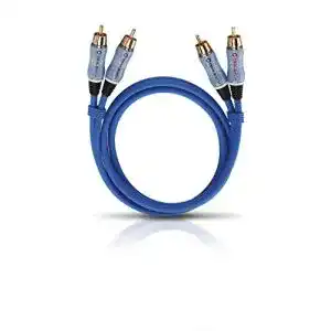 Oehlbach-Cinch-Kabel Oehlbach Beat, Stereo Audiokabel, 50cm