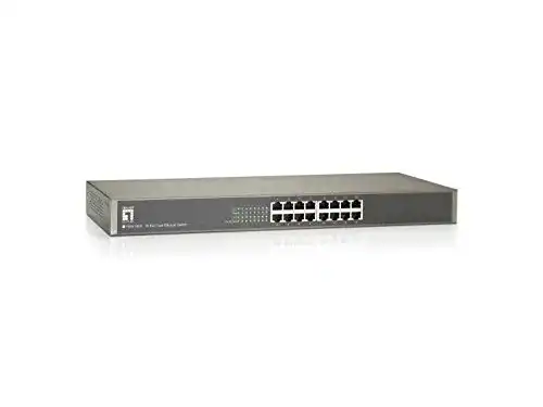 Levelone-Switch LevelOne FSW-1650 Switch, 48,3 cm, 16-Port