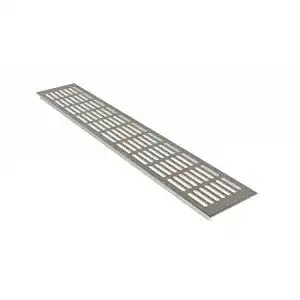 Heizungsgitter Aluminium Lüftungsgitter Stegblech 100mm