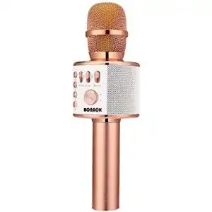 Bluetooth-Mikrofon BONAOK Bluetooth Karaoke Mikrofon Kinder