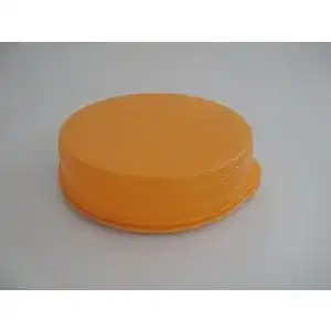 Kuchenbehälter Tupperware Junge Welle Kuchenform rund orange