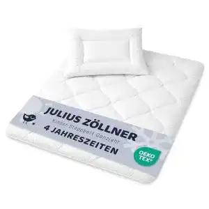 Kinderbettdecke Julius Zöllner Kindersteppbett-Set 4-Jahreszeiten
