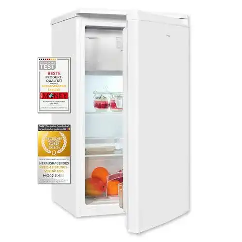 Kühlschrank (80 Liter) Exquisit Kühlschrank KS117-3-040E weiss