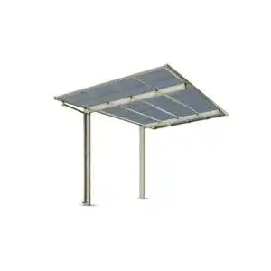 Carport XIMAX Swingline Edelstahl-Look 75 kg/m2, 531 x 275 x 283 cm, Komplettbausatz