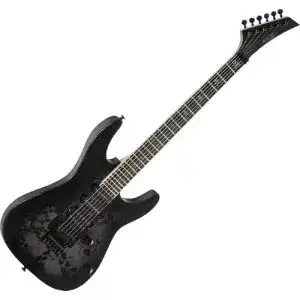 Rocktile-E-Gitarre ROCKTILE Pro JK150-BSK E-Gitarre Skull