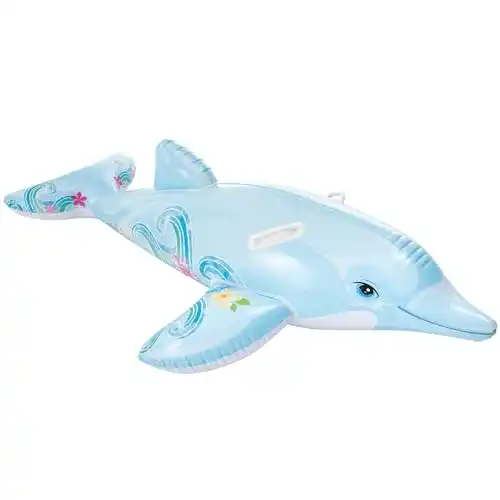 Schwimmtiere Intex 58535NP 58001 Delphin, blau, 1.75m x66cm