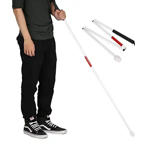 Die beste Blindenstock ZJchao Blindstock, klappbarer Aluminium Gehstock 2026 Test Bestseller Blindenstock ZJchao Blindstock, klappbarer Aluminium Gehstock