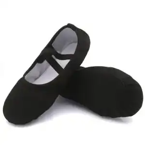 Ballettschuhe Acfoda Leinwand Flache Ballettschläppchen