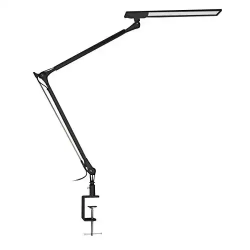 Schreibtischlampe Navaris LED Aluminium Klemmleuchte, 10W
