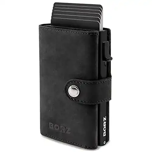 Kreditkartenetui BORZ Prime MAXUS 1 Mini Wallet ohne Münzfach