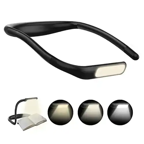 Halslampe COTOP Led Leselampe Buch, Hals Leselicht Wiederaufladbar