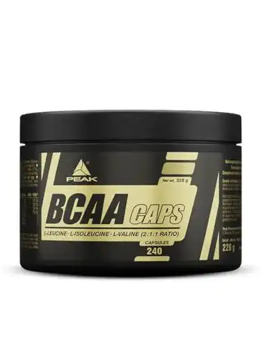 Die beste BCAA-Kapseln PEAK BCAA Caps, 240 Kapseln à 950mg 2026 Test Bestseller BCAA-Kapseln PEAK BCAA Caps, 240 Kapseln à 950mg