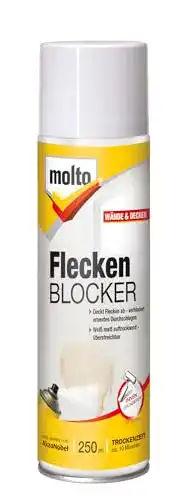 Nikotinsperre Molto Fleckenblocker Spray, weiss 250 ml