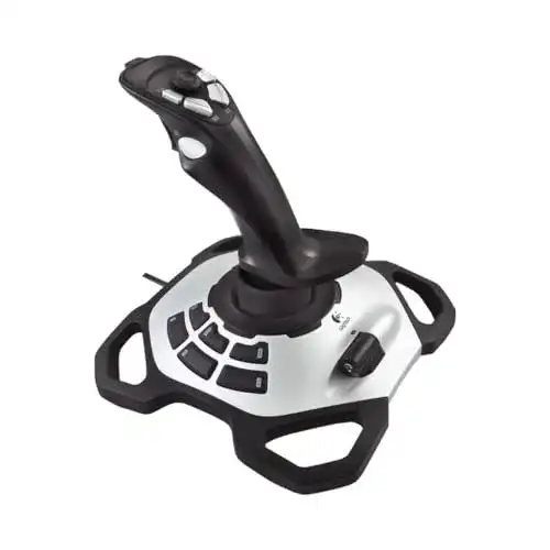 Joystick Logitech G Extreme 3D Pro, Drehknopf Rudersteuerung