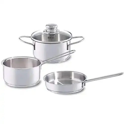 Fissler-Töpfe Fissler Häppchen Edelstahl-Topfset 3-teilig