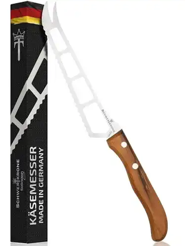 Käsemesser Schwertkrone Holzgriff Olive Solingen Käseschneider