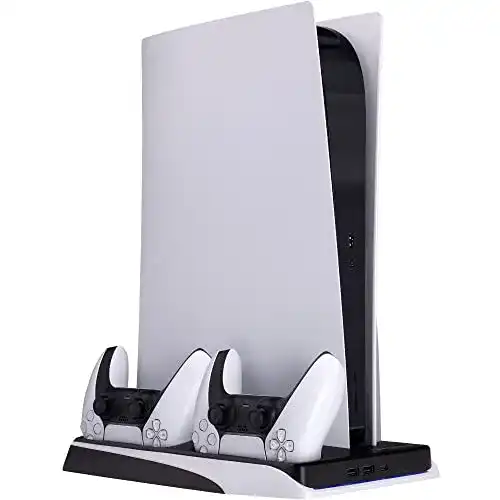 PS5-Standfuß Steeldigi Multifunktional Ps5 Controller Ladestation