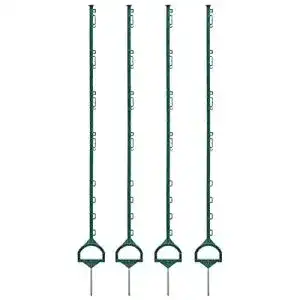Weidezaunpfähle VOSS.farming 40x Weidepfähle, 157cm, grün