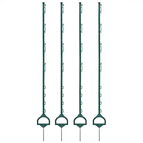 Weidezaunpfähle VOSS.farming 40x Weidepfähle, 157cm, grün