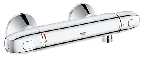 Duschthermostat Grohe Grohtherm 1000, mit S-Anschlüsse, Silber