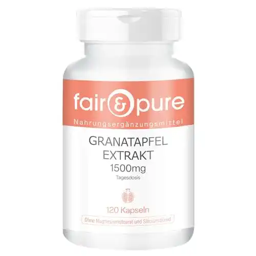 Granatapfel-Kapseln Fair & Pure Granatapfel-Extrakt 500mg