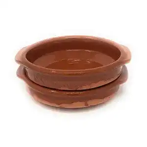 Tonschale Alfareria Padilla 2er-Set Cazuela rustikale Servierschale