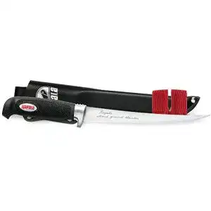 Angelmesser Rapala 4 Soft Grip Filet / einstufiger Spitzer / Scheide, 10,2 cm