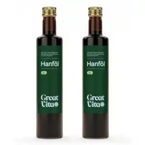 Hanföl Mea Vita MeaVita Bio, 100% rein & kaltgepresst, (2x 500ml)
