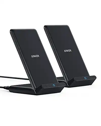 Handy-Ladestation Anker PowerWave Ladeständer im Doppelpack