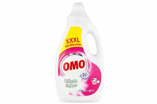 Omo-Waschmittel OMO Brillante Farben XXXL – 5 Liter – 100