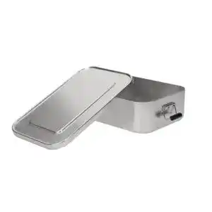 Alu-Brotdose Uakeii elasto Brotbox Lunchbox „Aluminium“