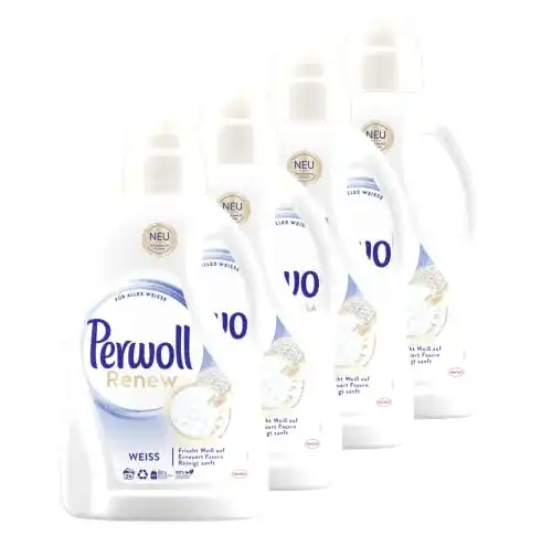 Perwoll-Flüssigwaschmittel Perwoll Renew Weiß, 4x