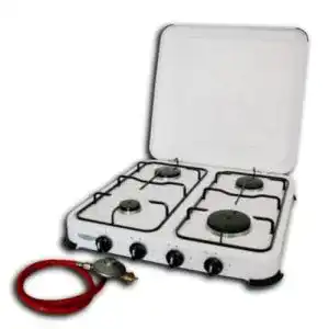 Gaskocher 4-flammig DF-Outdoor Camping Gaskocher