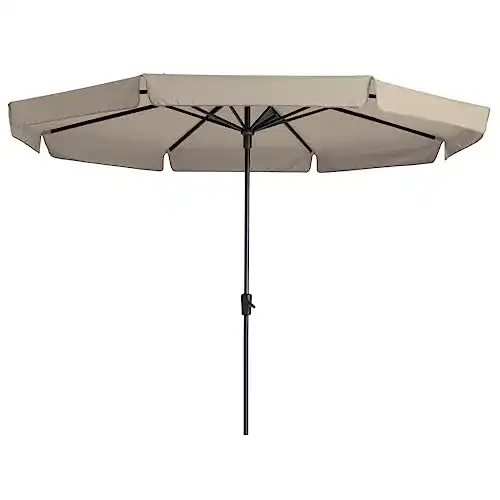 Madison-Sonnenschirm Madison Sonnenschirm 350cm Rund Ecru