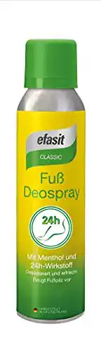 Die beste Fußdeo Efasit CLASSIC Fuß Deospray, 150 ml 2026 Test Bestseller Fußdeo Efasit CLASSIC Fuß Deospray, 150 ml