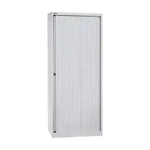 Jalousieschrank BISLEY, EuroTambour, 4 Fachböden, 5 OH
