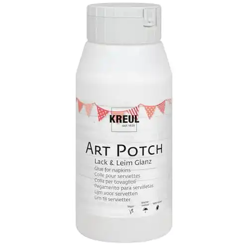 Serviettenkleber Kreul 49153 Art Potch Lack und Leim transparent