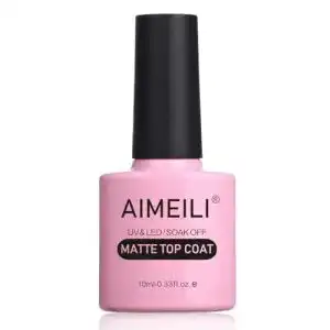 Matt Nagellack AIMEILI No Wipe Matte Top Coat Überlack UV LED