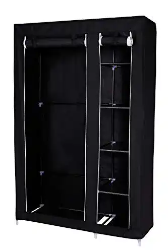 Stoffschrank Dibea Kleiderschrank Faltschrank 175x110x45 cm