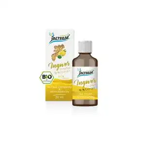 Ingwertropfen INCREASE Ingwer Öl 10 % Extrakt, Zitrone, 30 ml