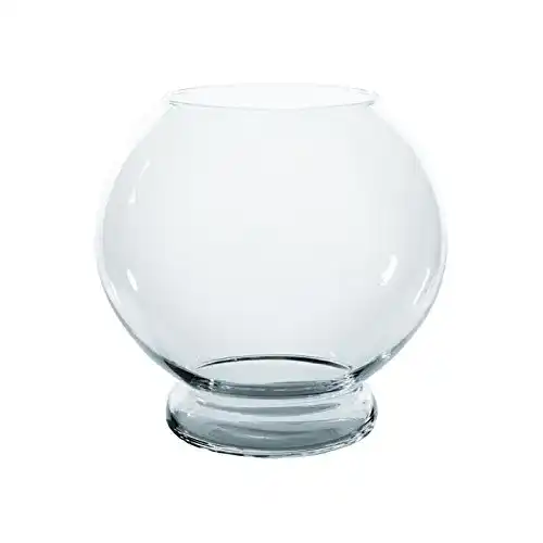 rundes Aquarium Diversa Kugelaquarium mit Glasfuß 13,5 Liter