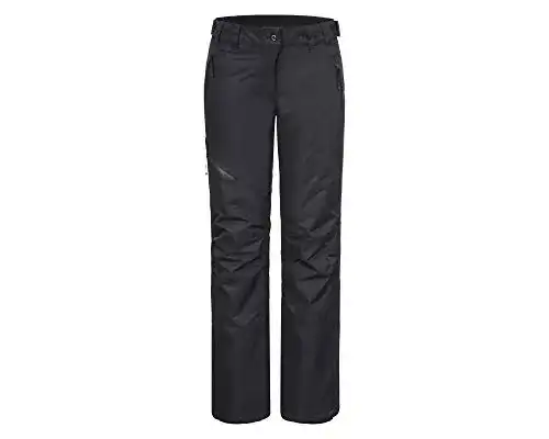 Skihose ICEPEAK Damen Wadded Trousers Josie Hose, Schwarz, 40