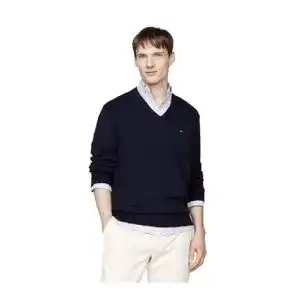 Kaschmir-Pullover Herren Tommy Hilfiger Herren PIMA ORG CTN Cashmere