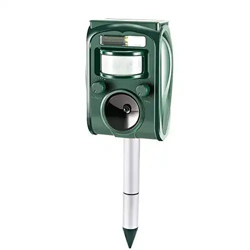 Katzenschreck zonpor Ultraschall Solar Tiervertreiber mit LED Blitz